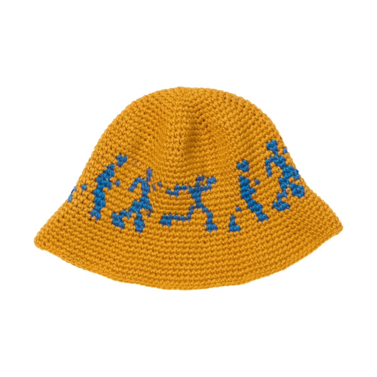Running Guys Crochet Hat [Yellow]