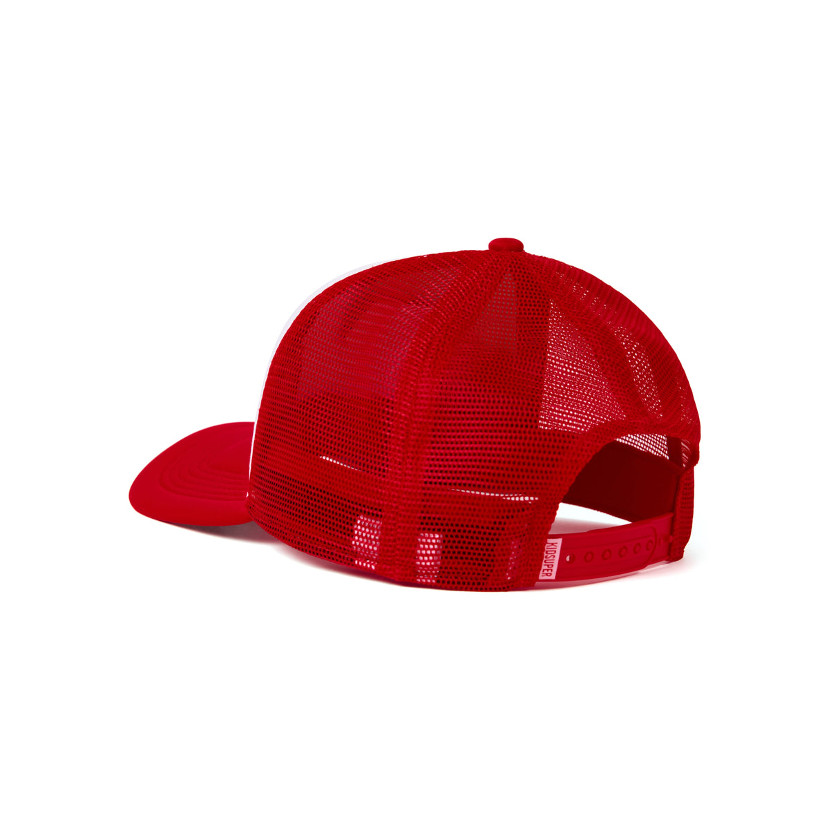 Puff print Trucker Hat [Red]