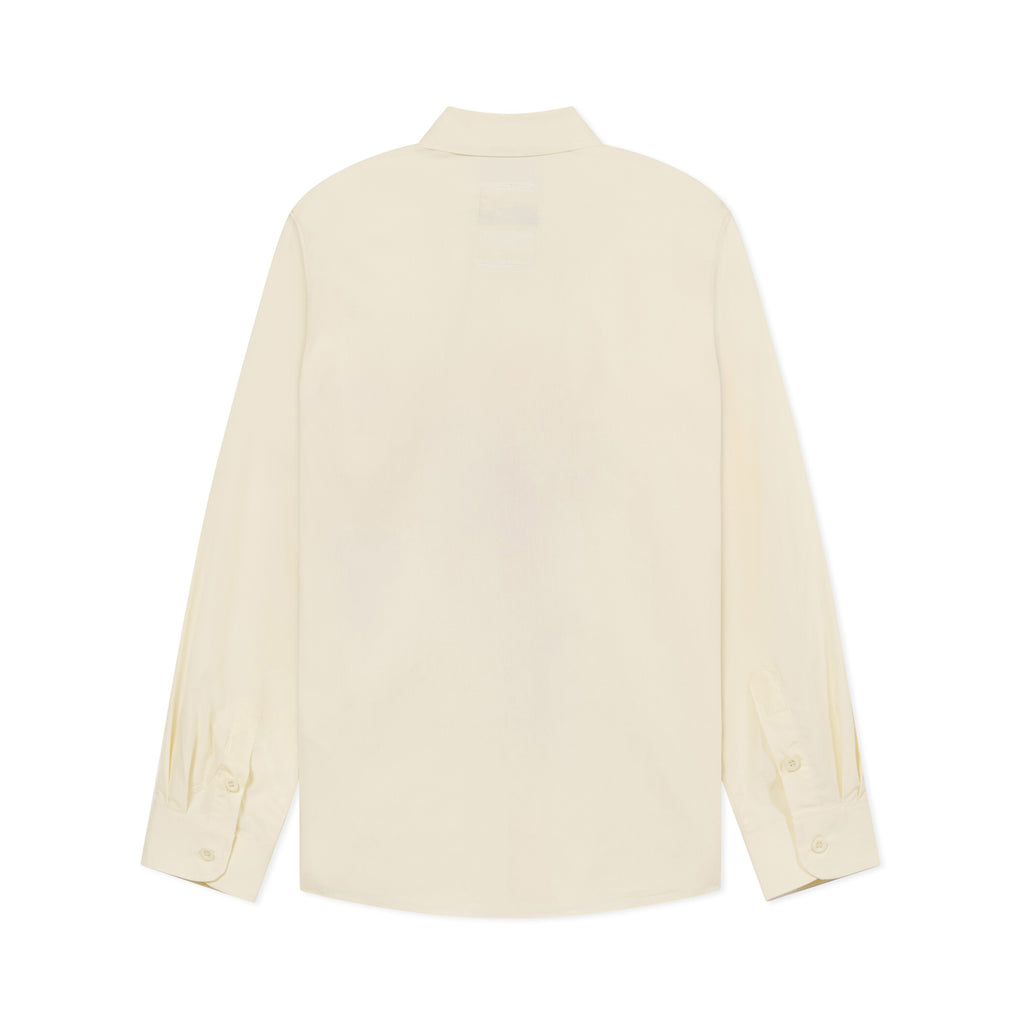 Girl Painting Button Up Shirt [White]