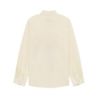 Girl Painting Button Up Shirt [White]