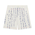 Paper Handwriting Pleated Shorts [Black]
