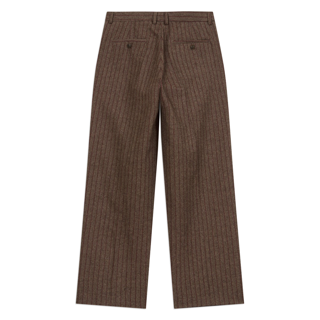 Patchwork Face Suit Bottom [Brown]
