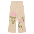 Flower Applique Suit Bottom [Cream]