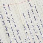 Paper Handwriting Overshirt [White]