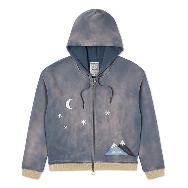 その他 BARK AT THE MOON zip Hoodie Pass~Port Scissorcraft Zip Hood - Bark