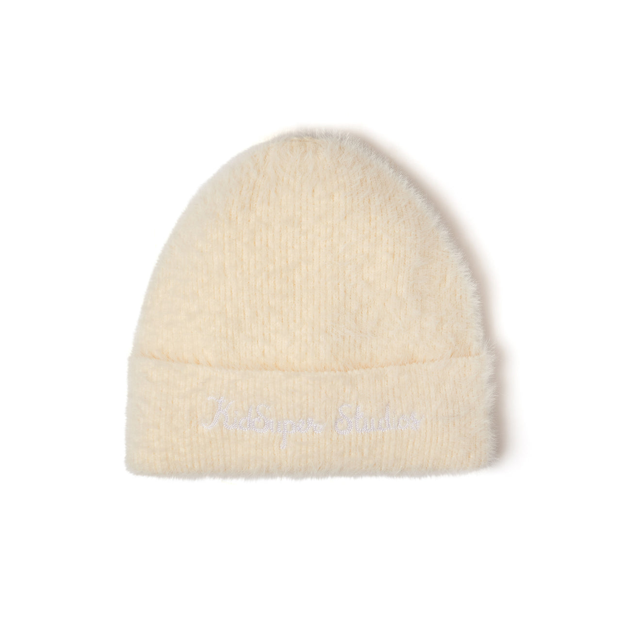 Fuzzy Knit Beanie [Cream]