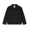 String Theory Stitched Denim Jacket [Black]