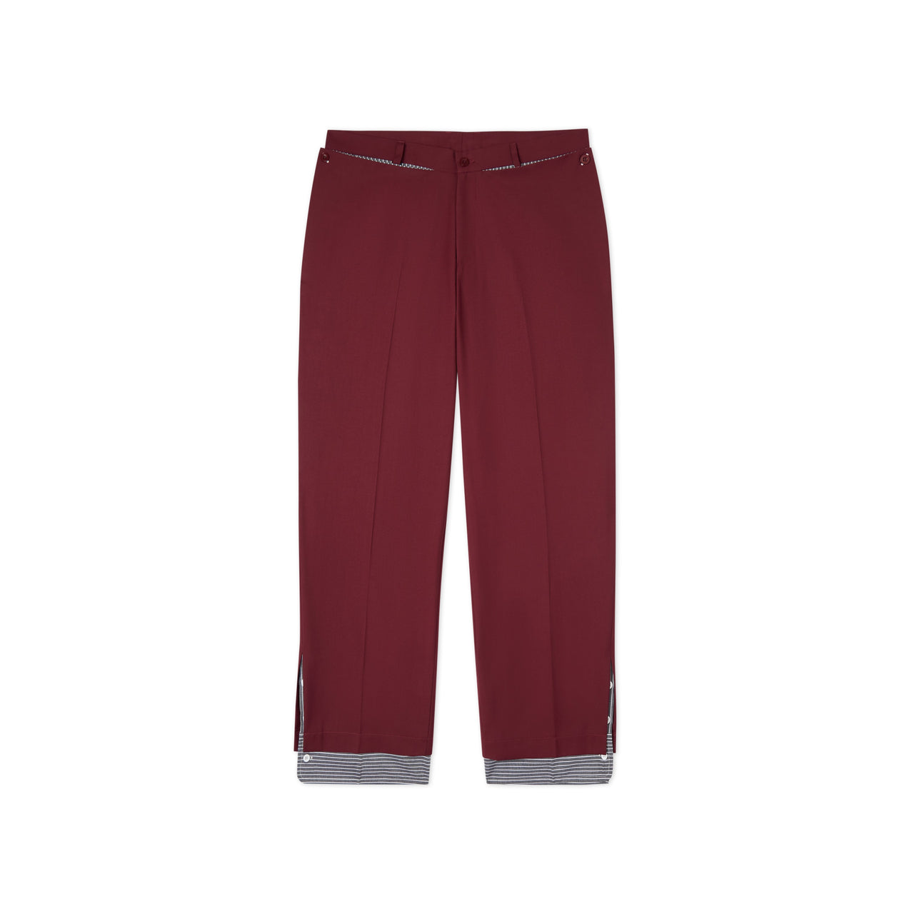 Cuff Pants [Burgundy]