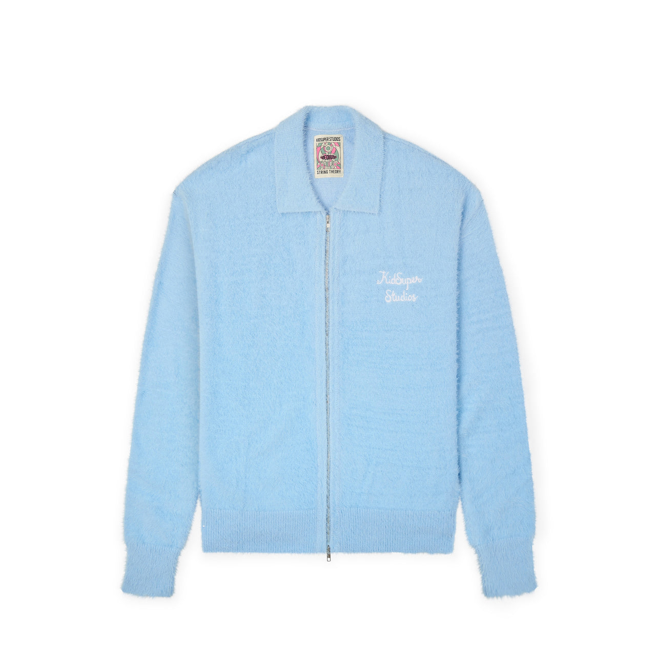 Fuzzy Zip Up [Baby Blue]