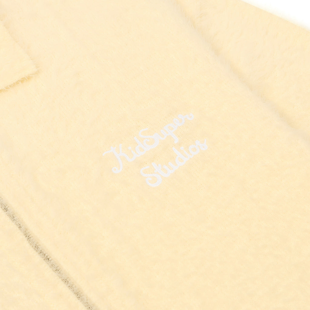 Fuzzy Zip Up [Cream]