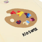 Paint Palette Knit Sweater [Natural]