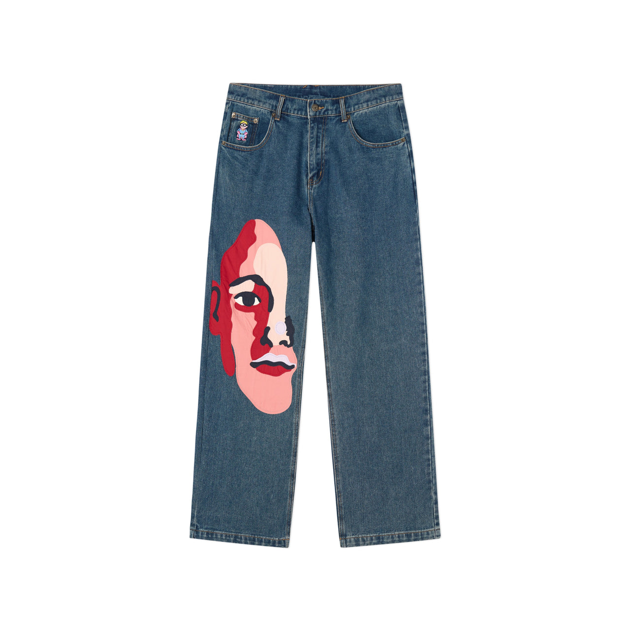 Face Jeans [Blue]