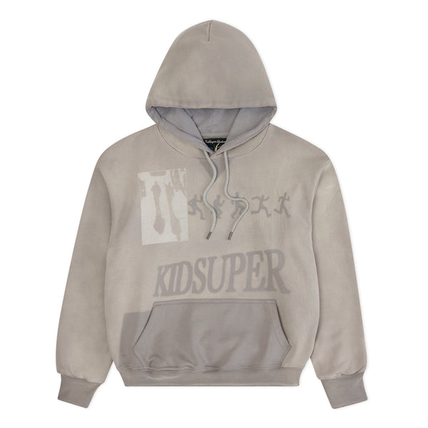 Sun Faded Hoodie [Grey] – KidSuper