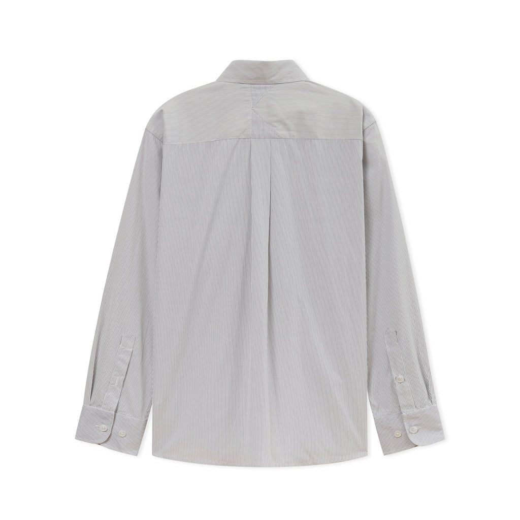 Face Stripe Button Up [Blue Stripe]