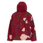 Collaged Man Puffer [Burgundy]