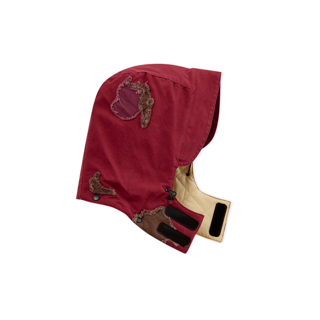 Collaged Man Puffer [Burgundy]