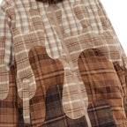 Neapolitan Flannel Puffer Jacket[Browns]