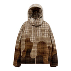 Neapolitan Flannel Puffer Jacket[Browns]