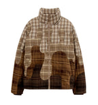 Neapolitan Flannel Puffer Jacket[Browns]