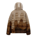 Neapolitan Flannel Puffer Jacket[Browns]
