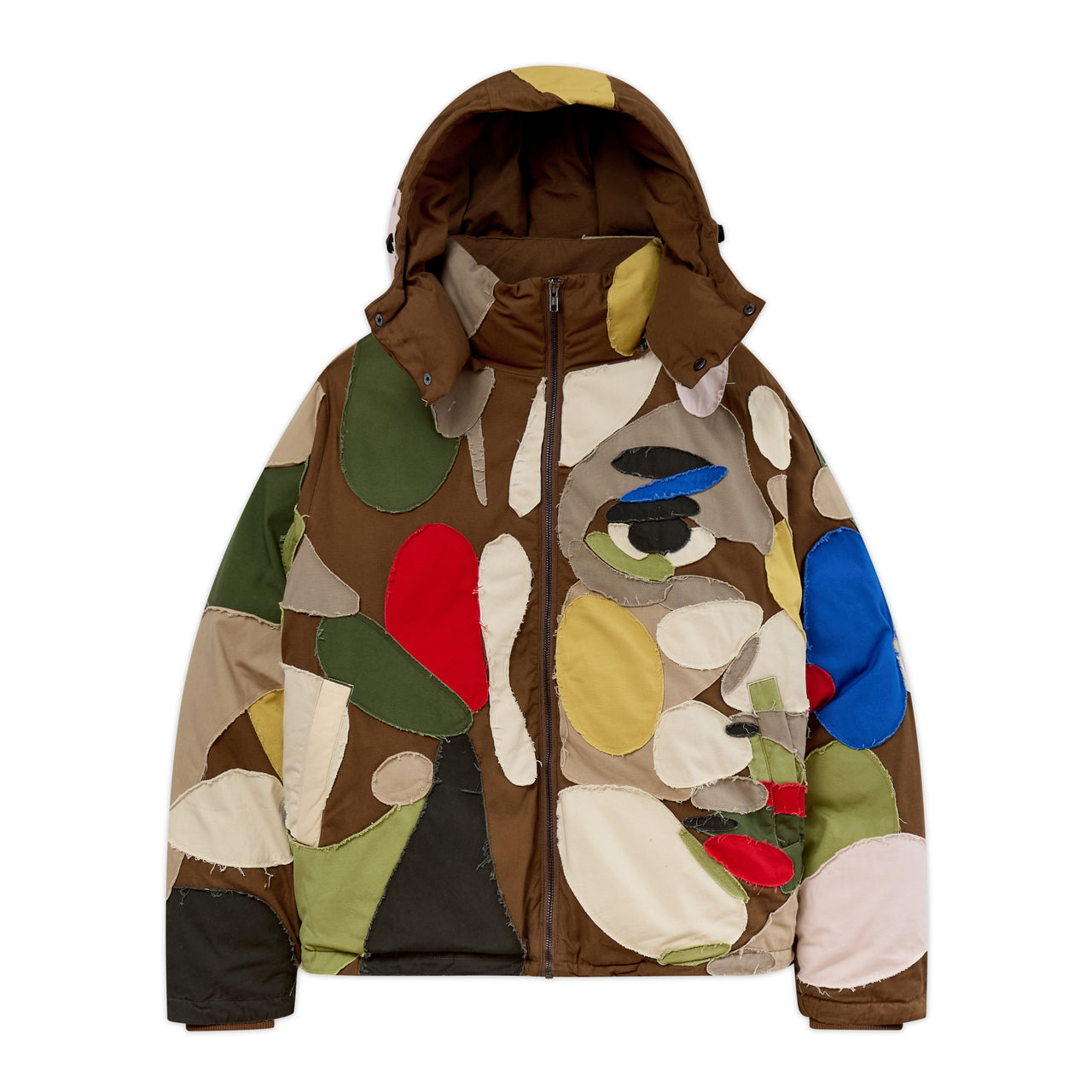 Patchworked Face down Puffer [Multi]