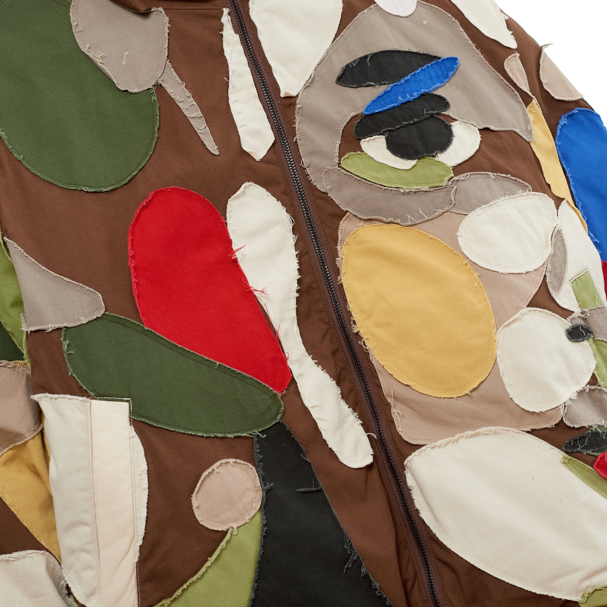 Patchworked Face down Puffer [Multi]
