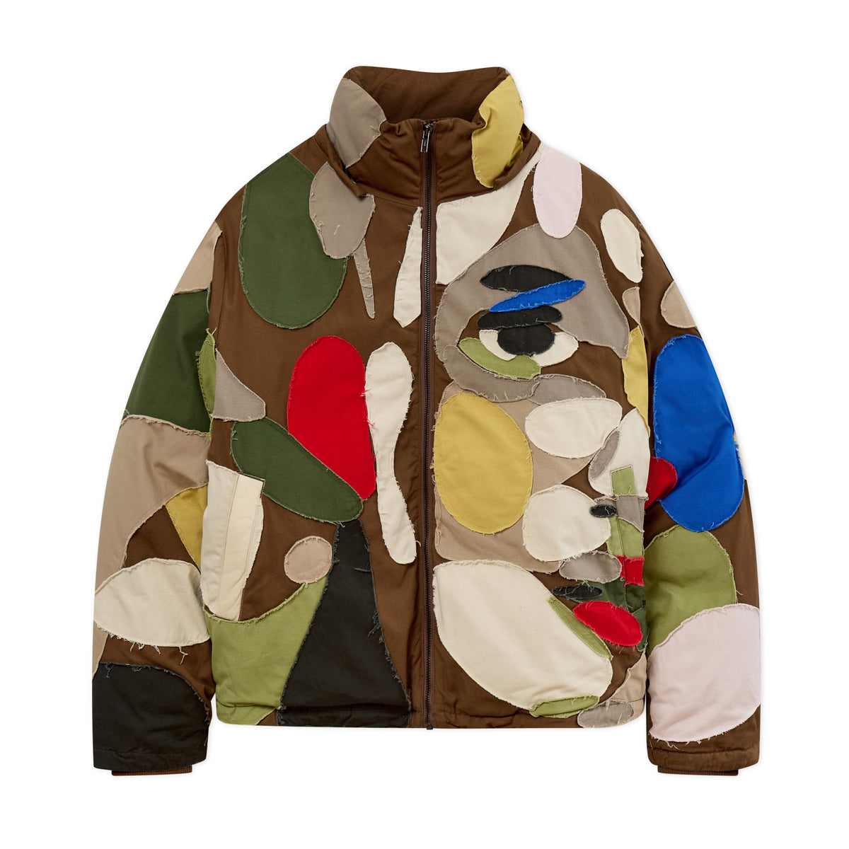 Patchworked Face down Puffer [Multi]