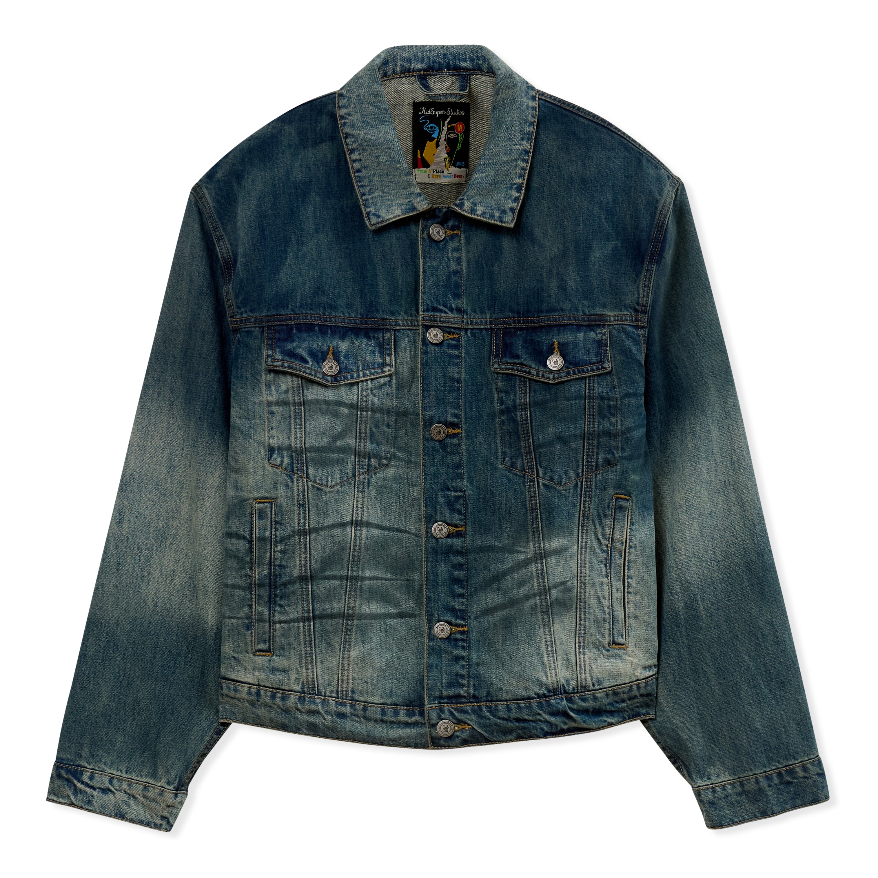 Washed Doves Denim Top [Blue]