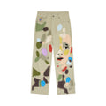 Allover Patchwork Face Pants [Multi]