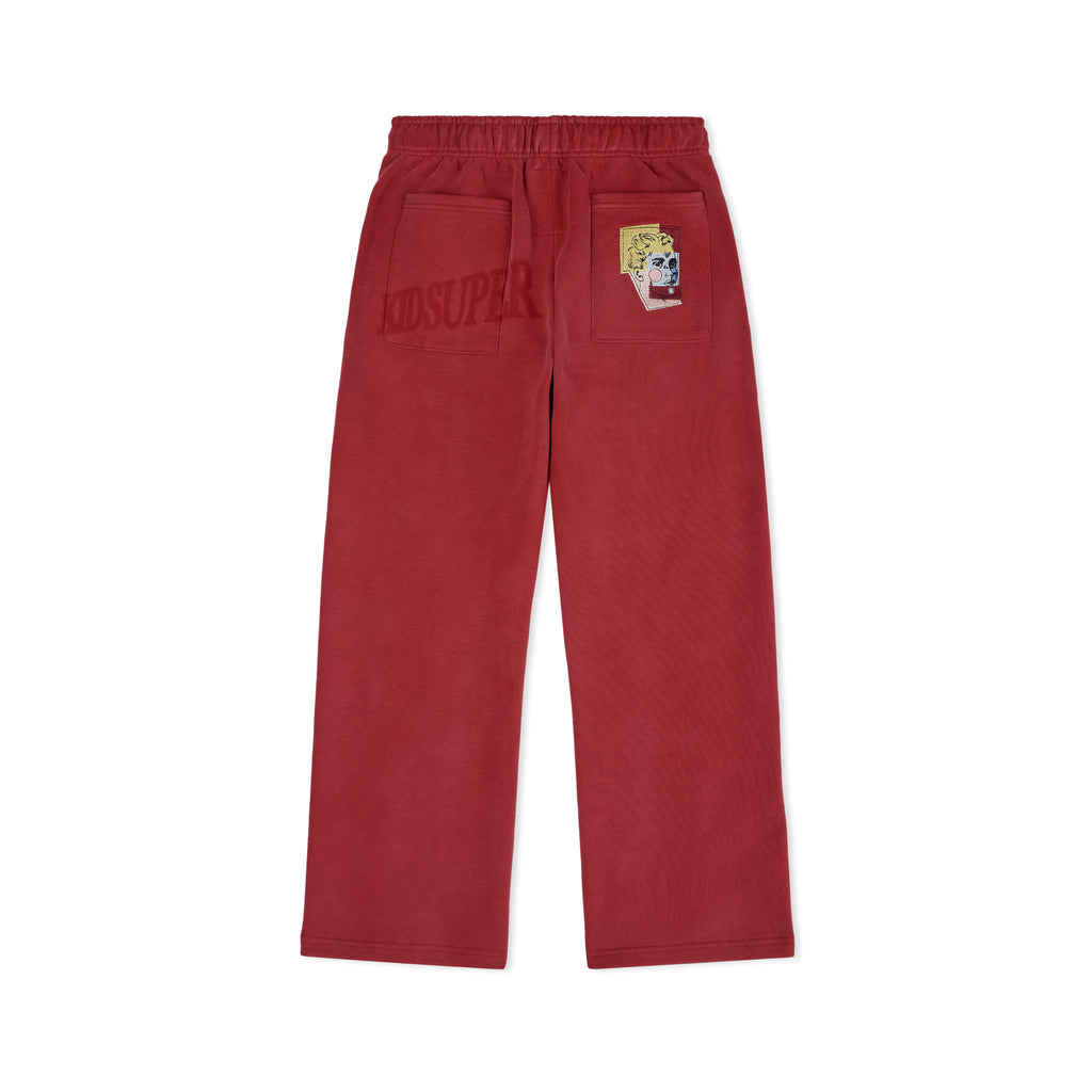 Sun Faded Sweats [Red]