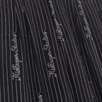 Embroidered KS Pinstripe Suit Bottom [Black]