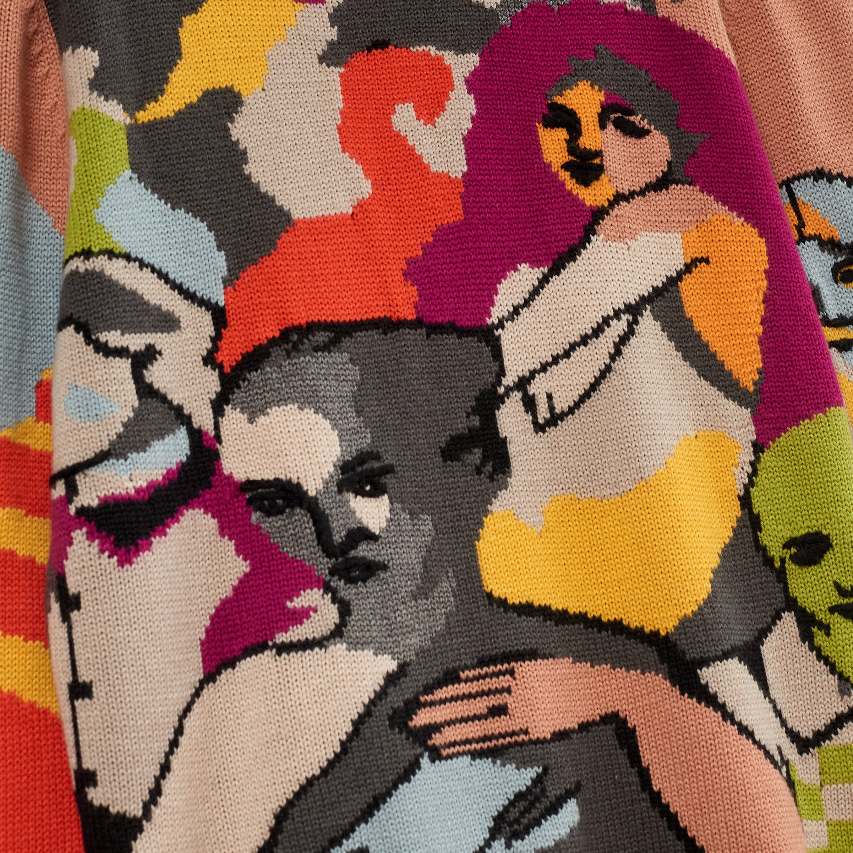 Two Step Hand Embroidered Sweater [Multi]