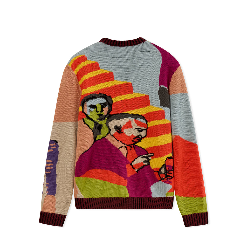 Two Step Hand Embroidered Sweater [Multi]