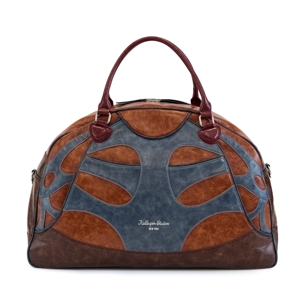 KidSuper Bowling Bag [Brown/Navy]