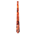 Women Figure Oil Painting Silk Tie [Red]