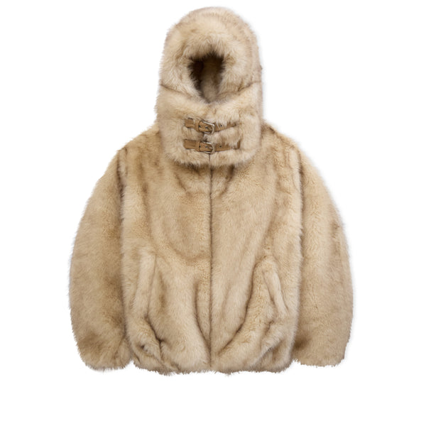 Fur Hoodie [Cream] – KidSuper