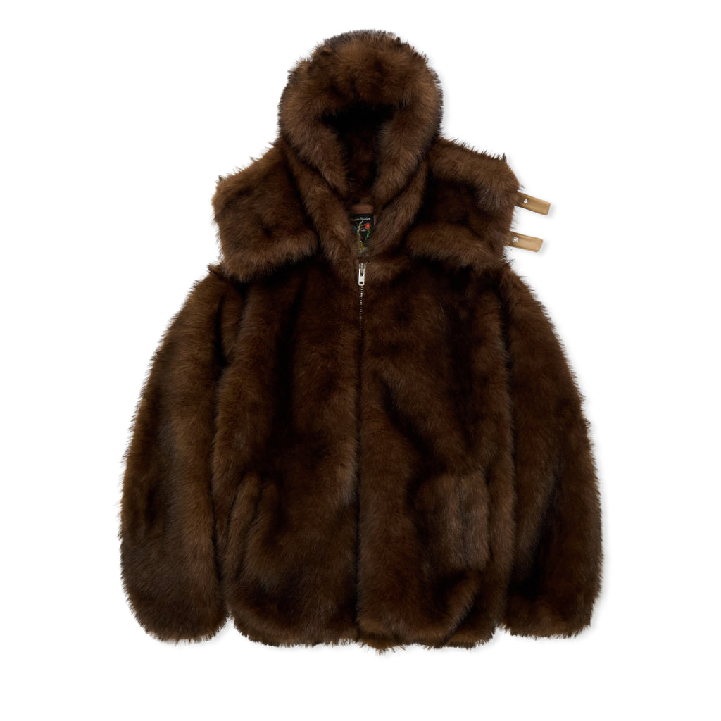 Fur Hoodie [Brown]