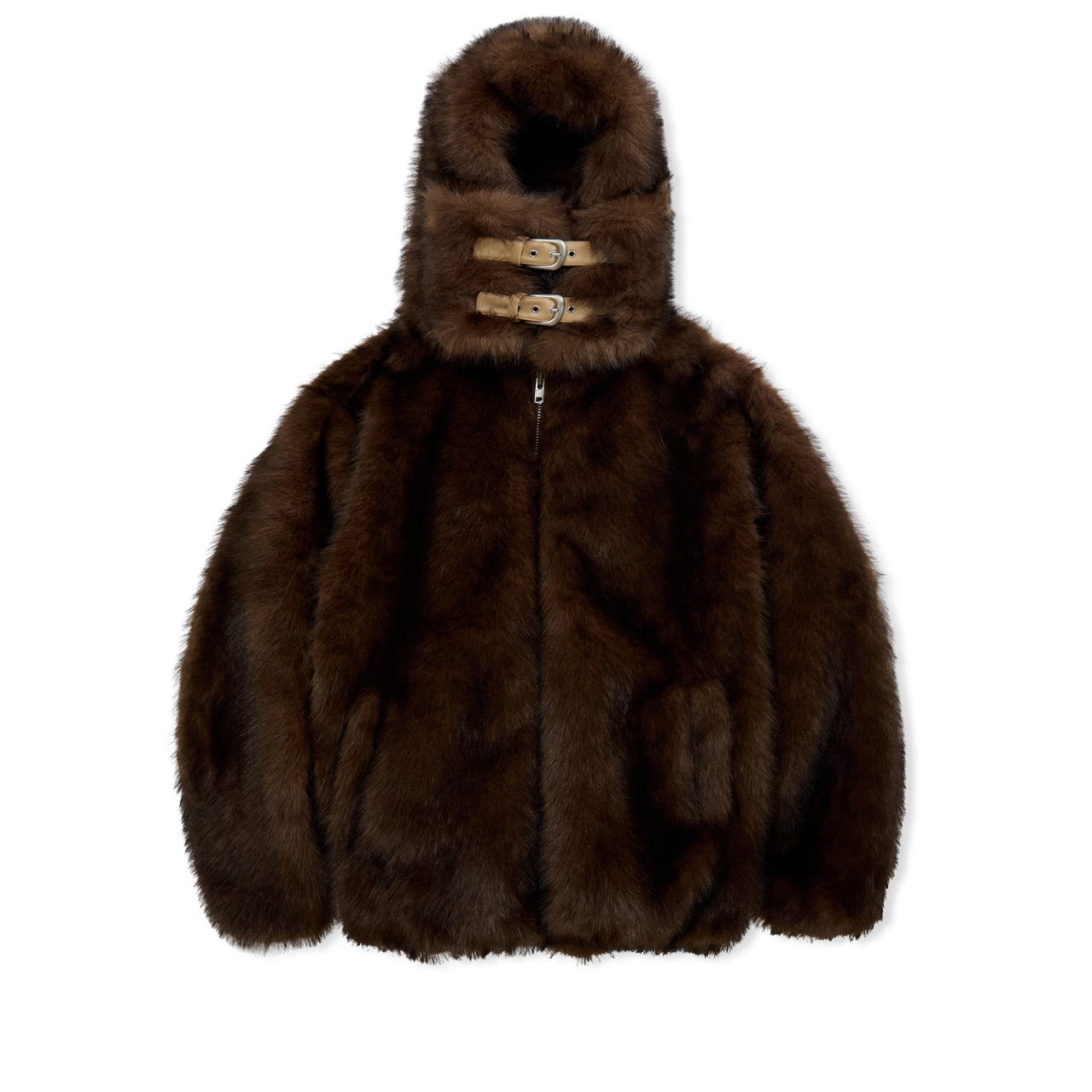 Fur Hoodie [Brown]