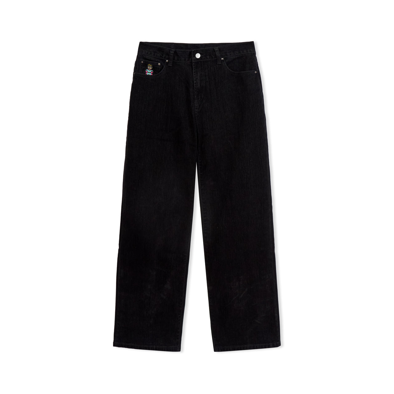 Washed Doves Sueded Denim [Black]