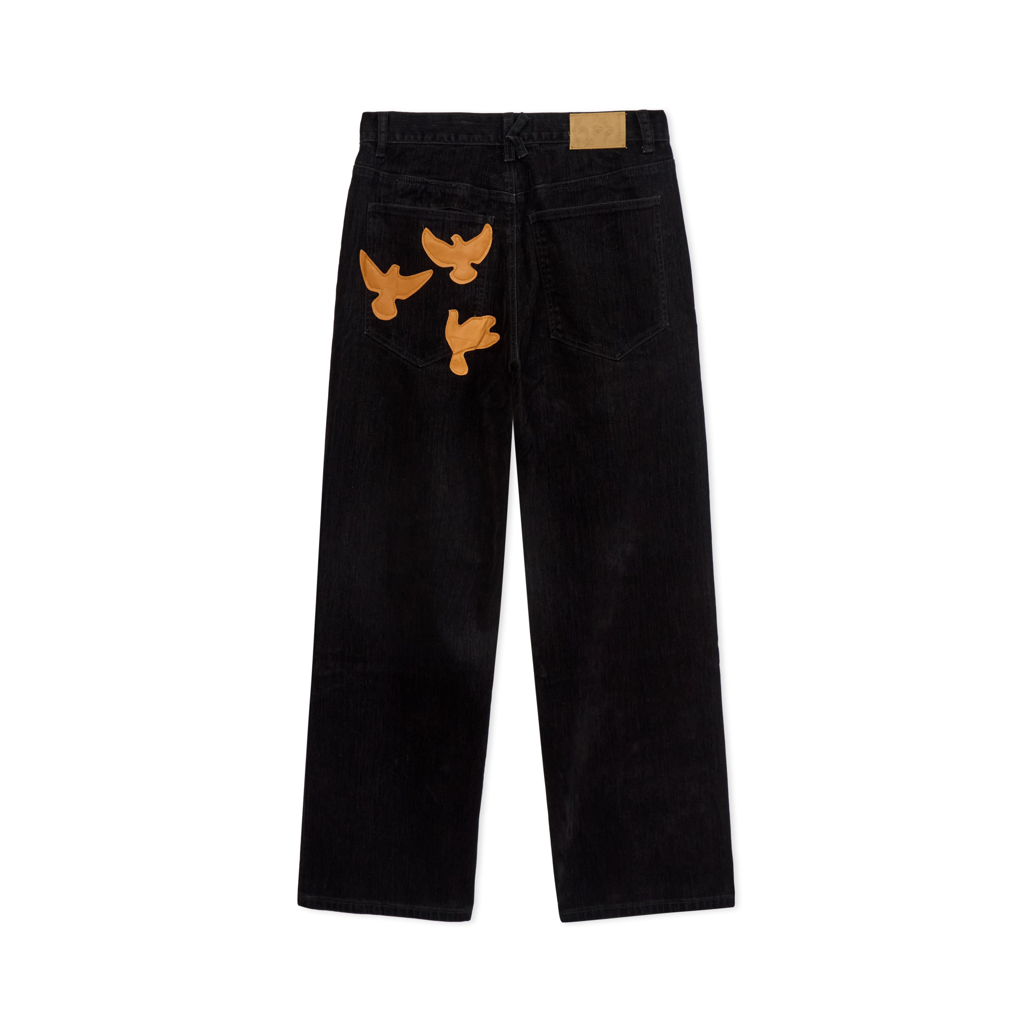 Washed Doves Sueded Denim [Black]