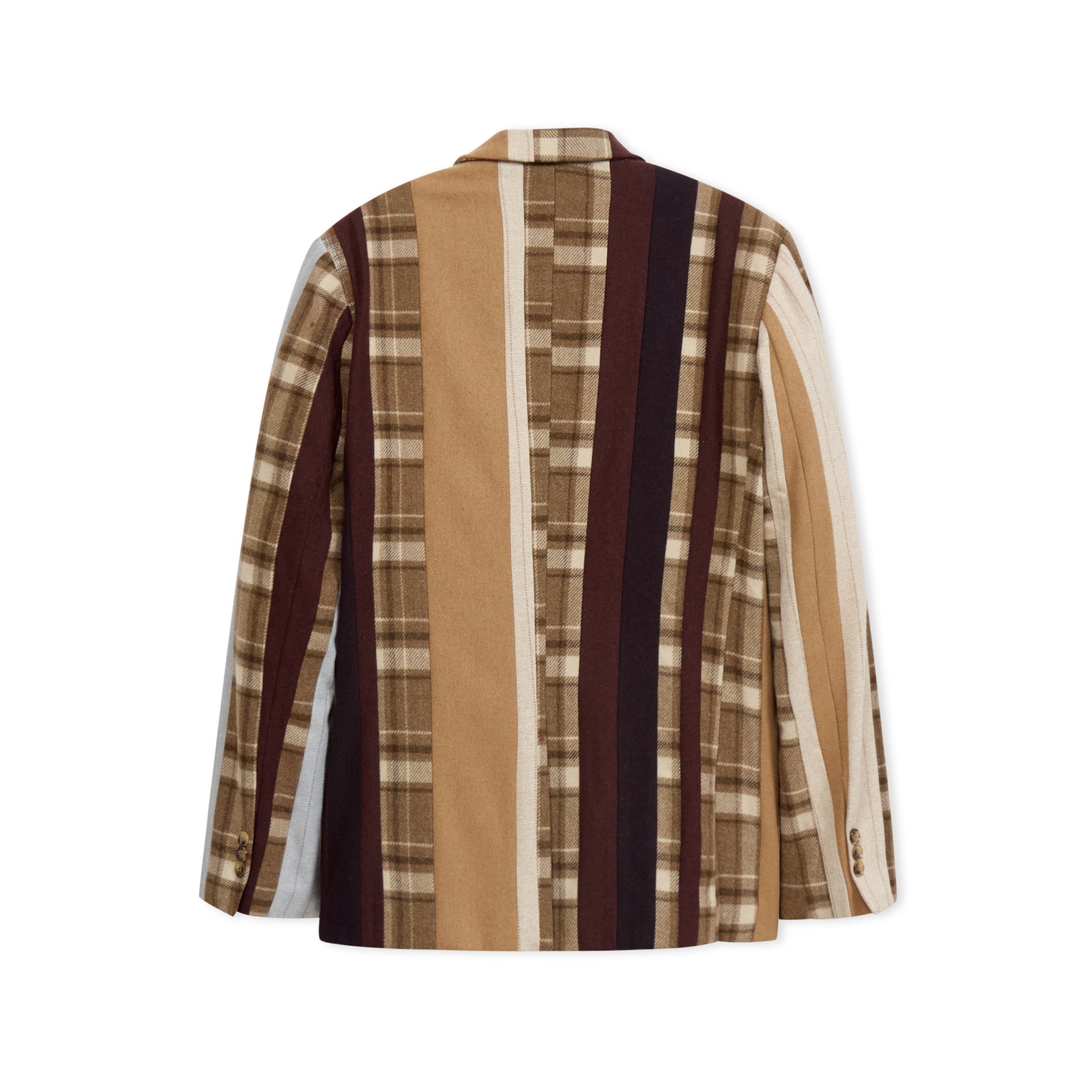 Striped Face Patchwork Suit Top [Multi]