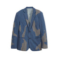 Torn & Restored Suit Top [Muted Purple]