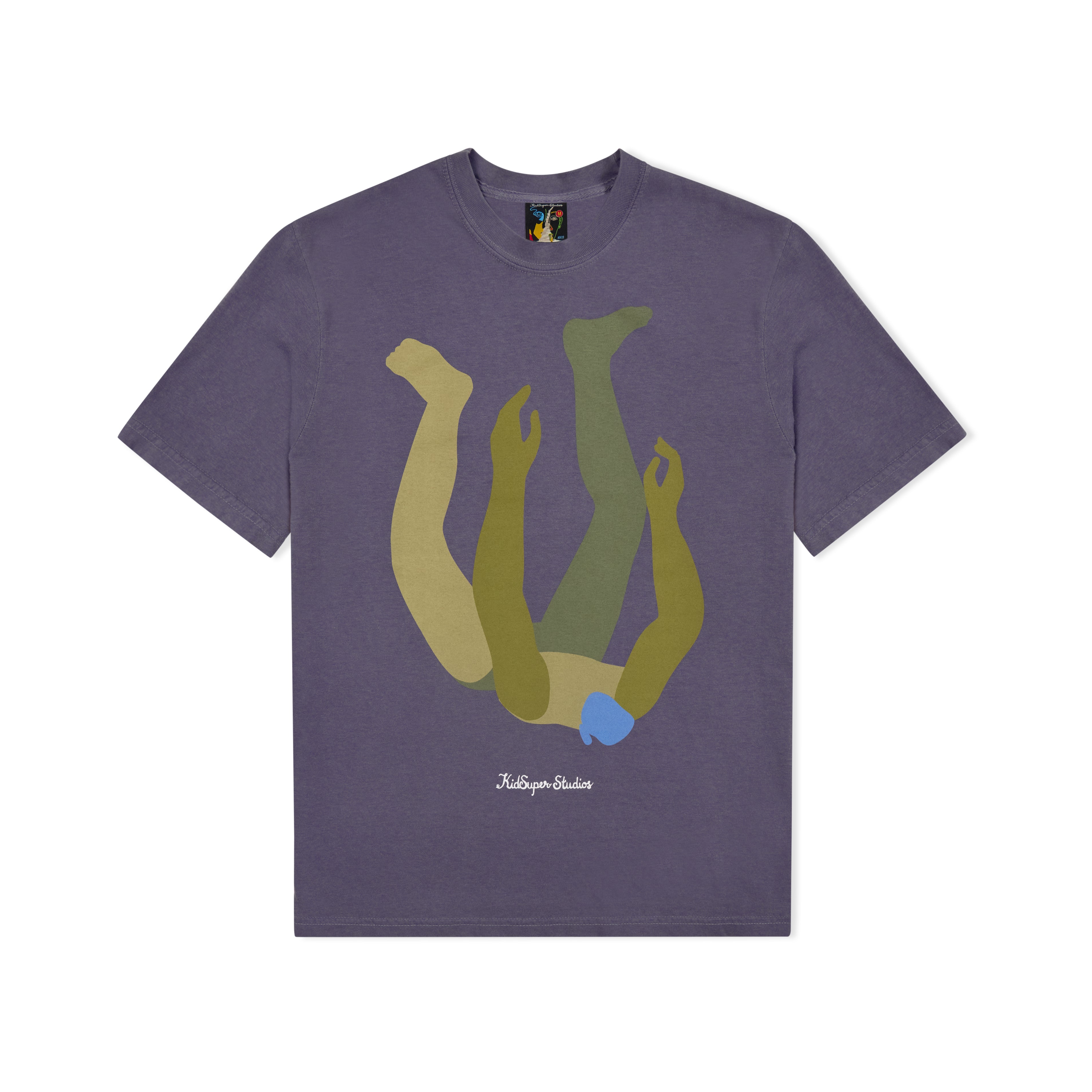 Falling Man Tee [Purple]