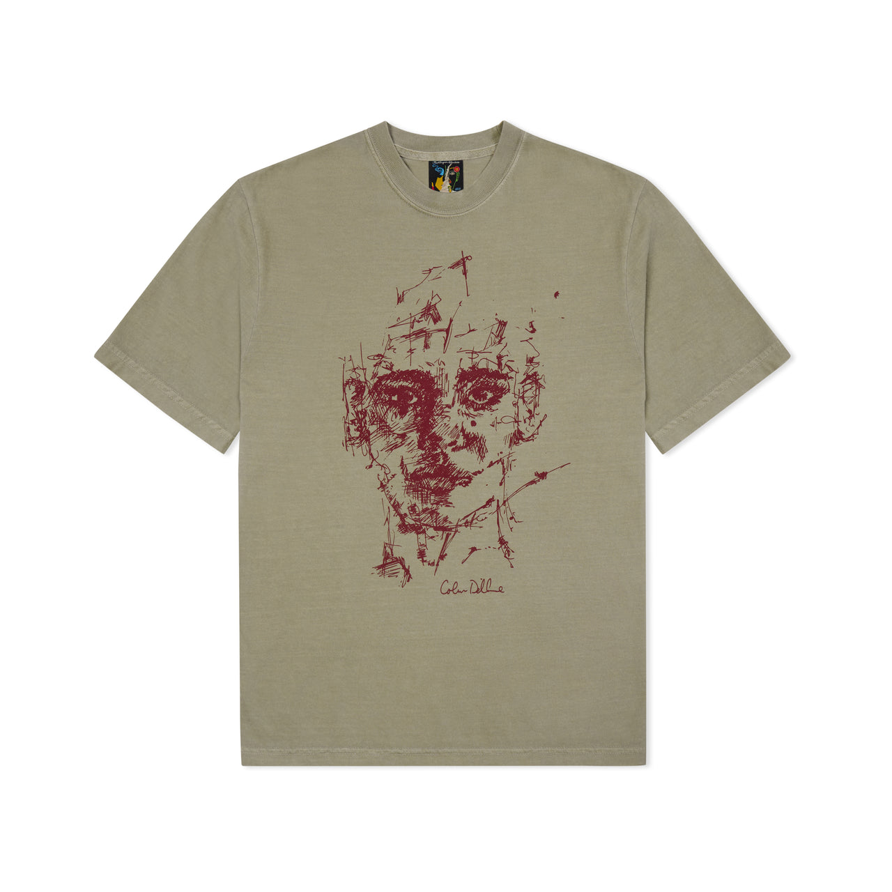 Sketched Face Tee [Sandstone]