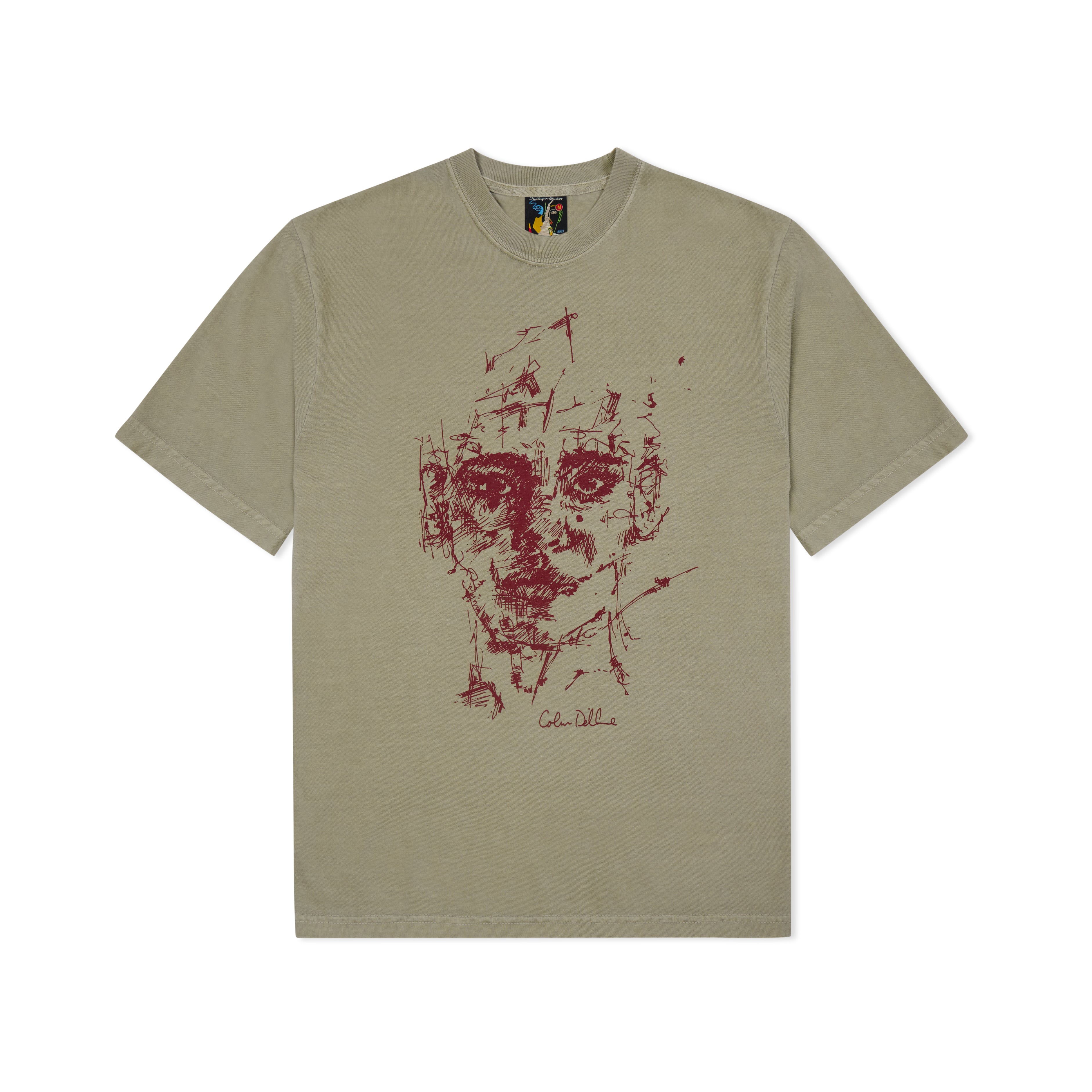 Sketched Face Tee [Sandstone]