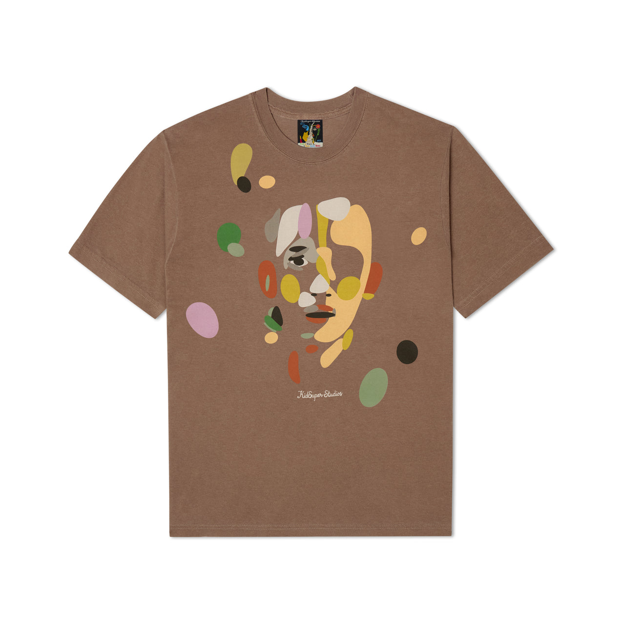 Face Piece by Piece Tee [Brown]