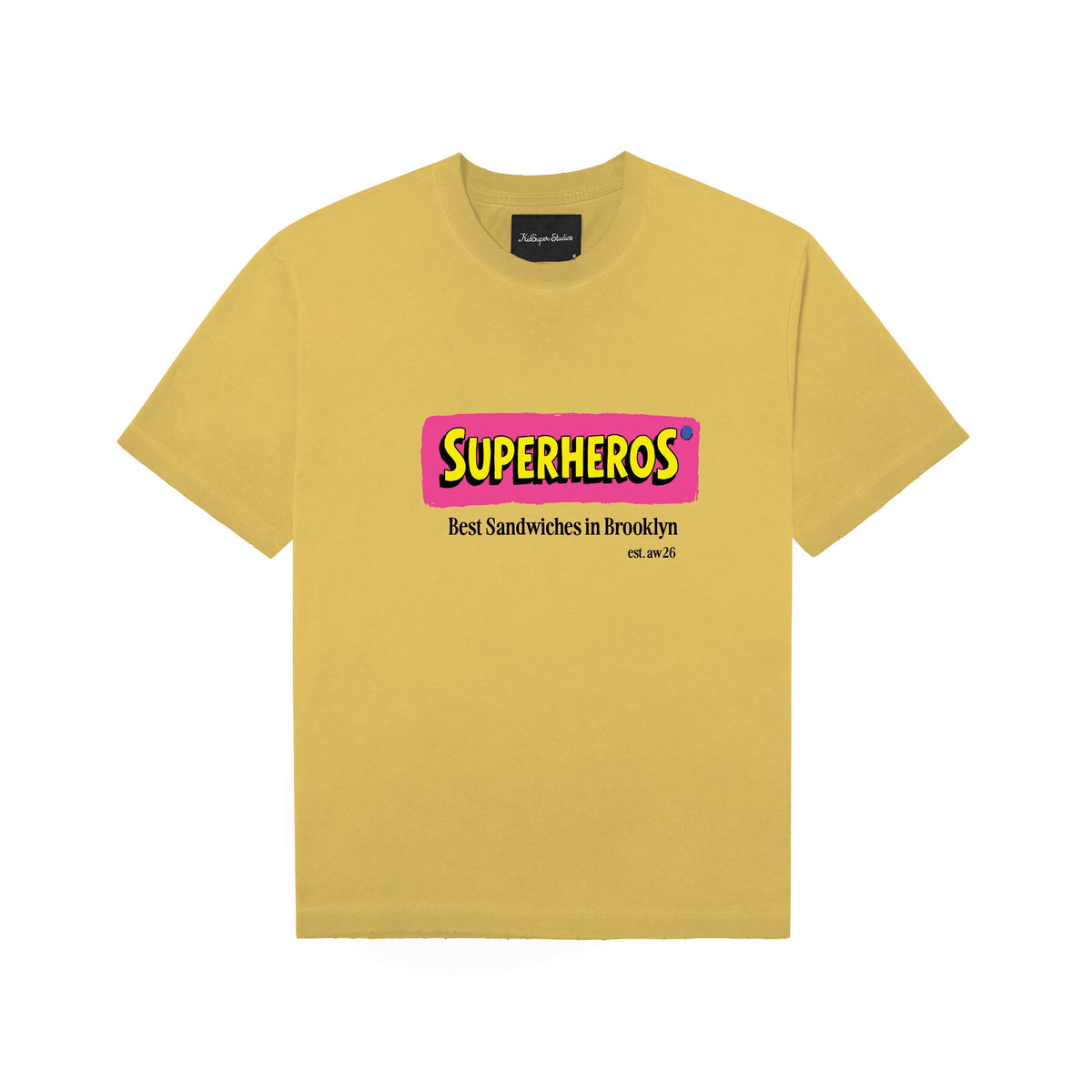 Superheros Tee [Mustard]