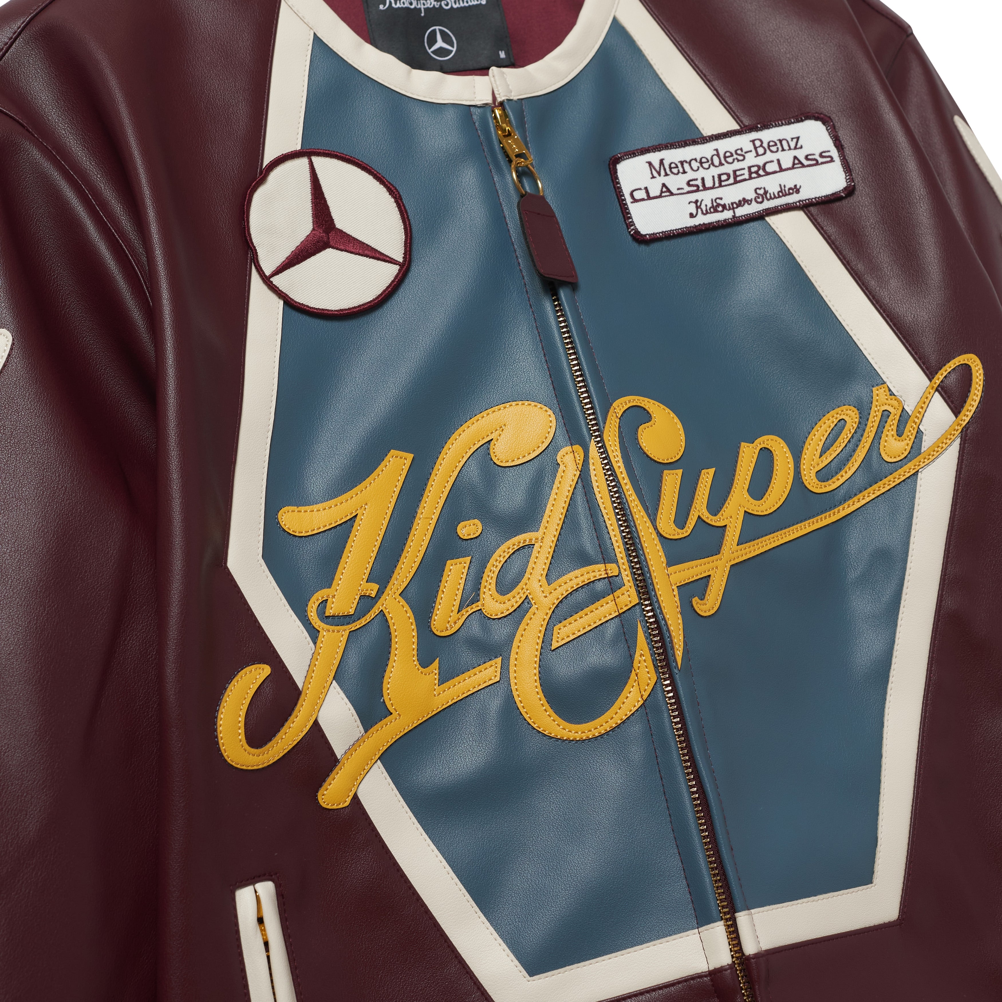 KidSuper X Mercedes Benz Racer Jacket [Burgundy] lip