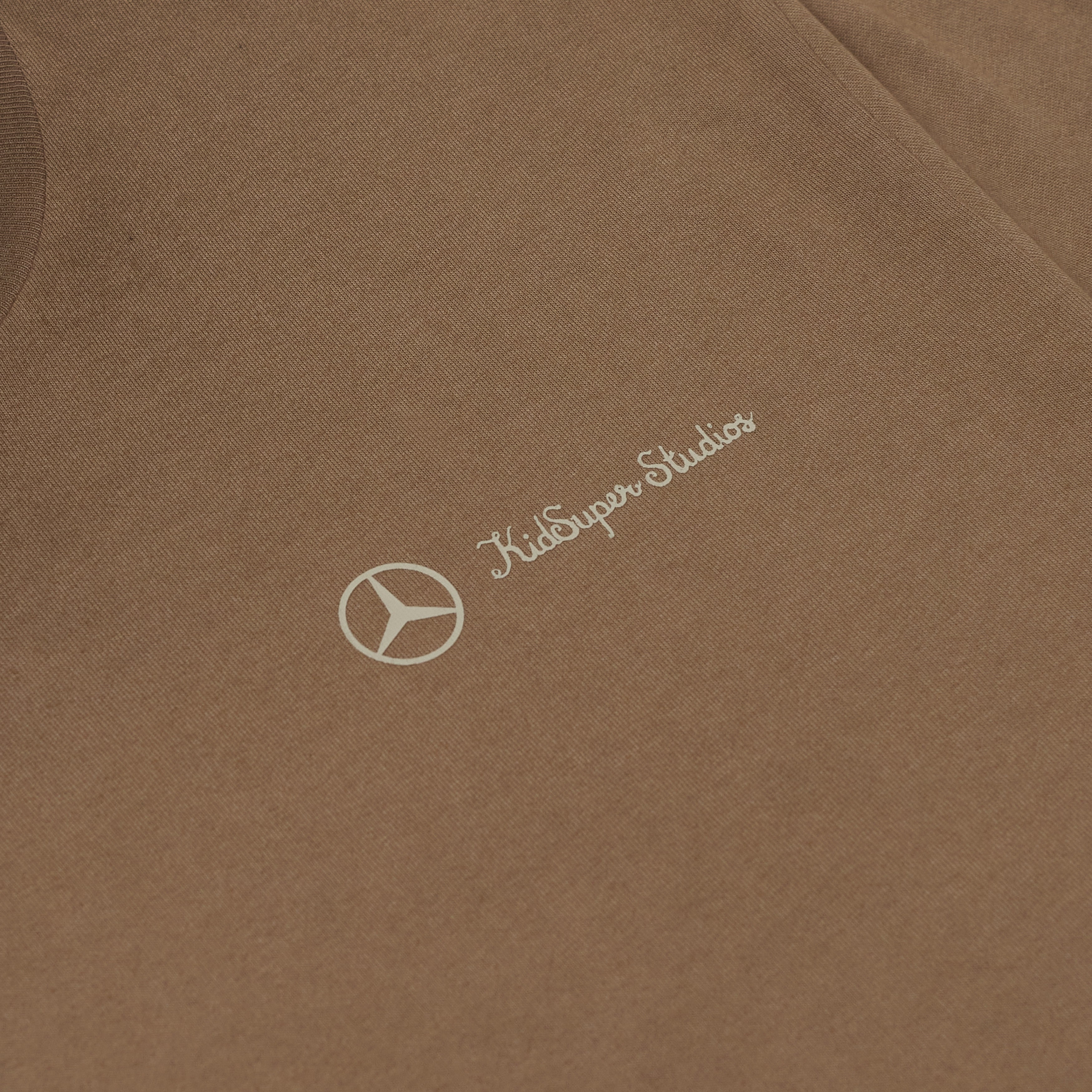 KidSuper X Mercedes-Benz Washed Tee [Washed Brown]