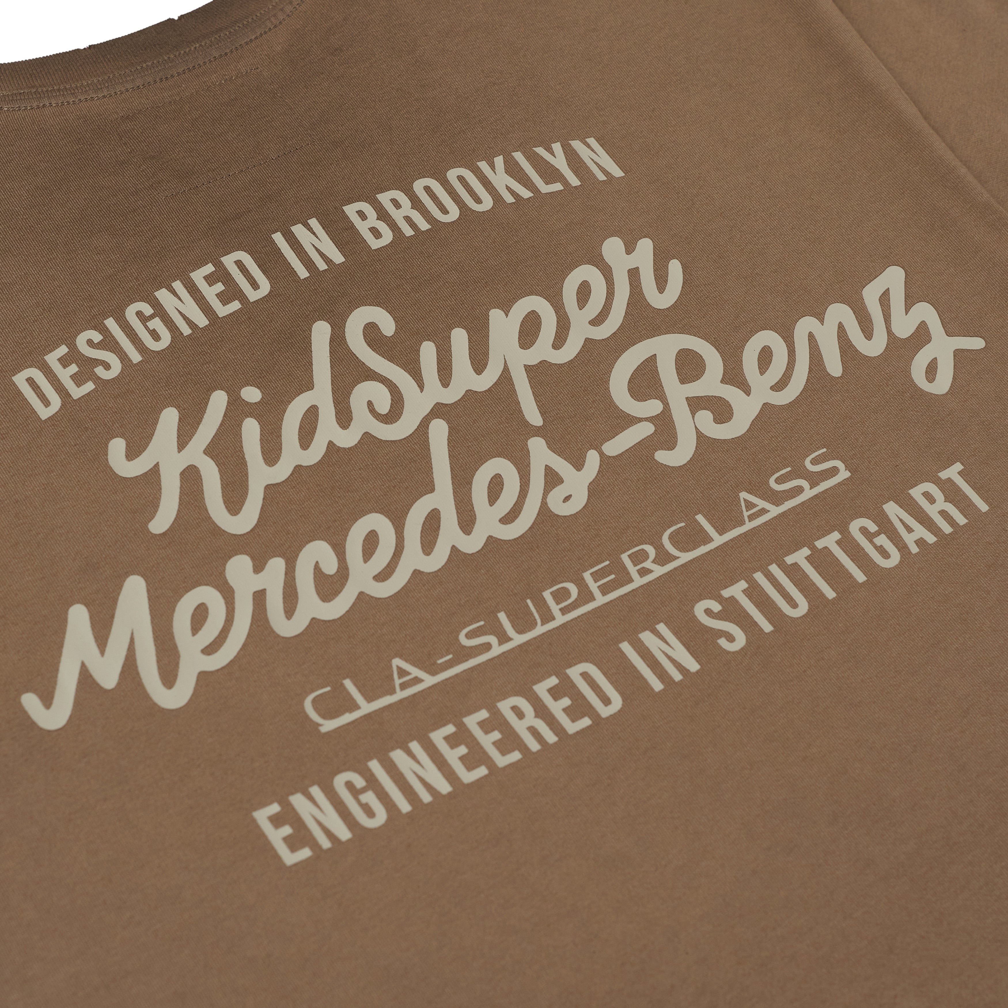 KidSuper X Mercedes-Benz Washed Tee [Washed Brown]